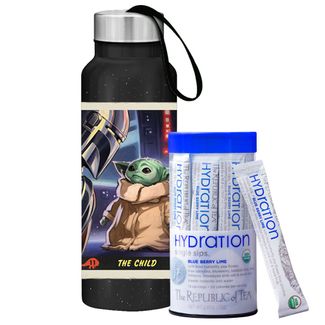 Star Wars™ The Mandalorian™ Water Bottle with 14 Count Single Sips Custom Gift
